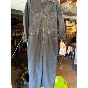 Universal Thread Stretch Denim Maxi Dress s Large